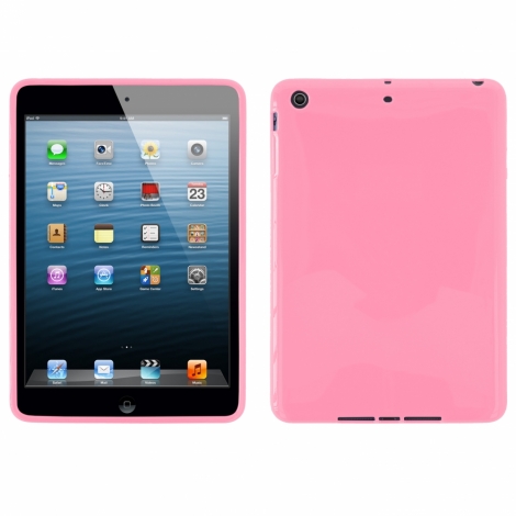 Funda Tablet Back Case HT Jelly Case Pink para iPad Mini (1ª GEN)