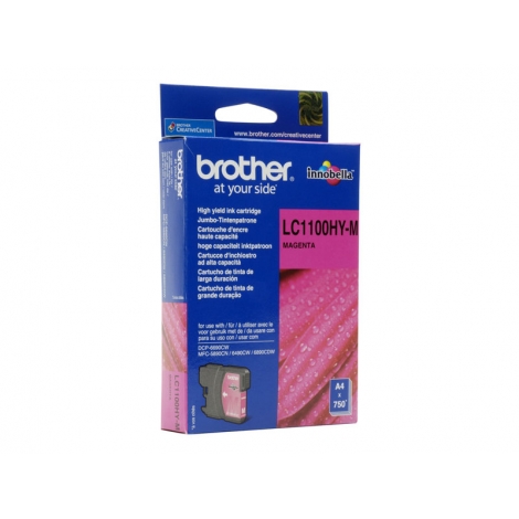 Cartucho Brother LC1100 Magenta 385/585/6490Cw/5490Cn/6490Cw
