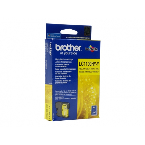 Cartucho Brother LC1100 Yellow 385/585/6490Cw/5490Cn/6490Cw