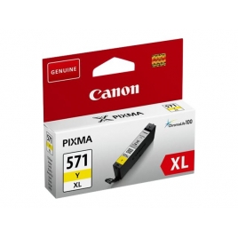 Cartucho Canon CLI-571XL Yellow Pixma MG5751 MG5752 MG5753 MG6851
