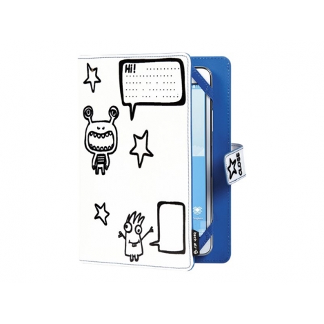 Funda Tablet Tech AIR Little Monster 10" Coloreable + 3 Rotuladores