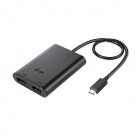 Adaptador I-TEC USB-C Macho / 2X HDMI Hembra Black
