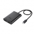 Adaptador I-TEC USB-C Macho / 2X HDMI Hembra Black