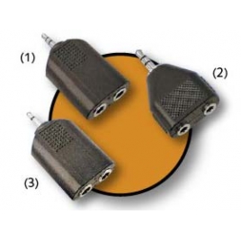 Adaptador Kablex Audio Jack 3.5MM Macho / 2X Jack 3.5MM Hembra