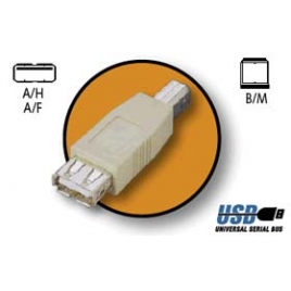 Adaptador Kablex USB Hembra / USB B Macho