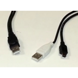 Cable Kablex USB Mini B Macho / 2X USB Macho 3M