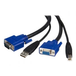 Cable Startech KVM VGA M +USB / VGA H USB B 1.8M