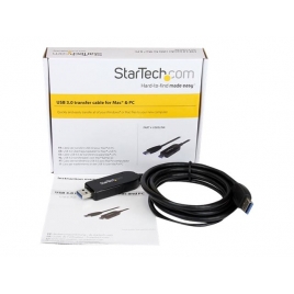 Cable Startech Transferencia Datos USB 3.0 Macho / USB 3.0 Macho 1.8M Black