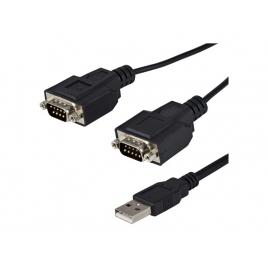 Cable Startech USB / 2X Serie con Retencion COM 1.8M