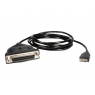 Cable Startech USB / Paralelo 25 Hembra 1.8M