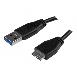 Cable Startech USB 3.0 Macho / Micro USB B Macho 0.15M Black