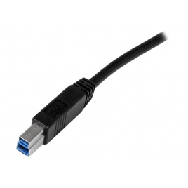 Cable Startech USB 3.0 Macho / USB 3.0 B Macho 2M Black