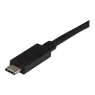 Cable Startech USB 3.1 Macho / USB-C Macho 0.5M Black