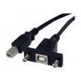 Cable Startech USB B Macho / USB B Hembra 0.9M Panel Mount