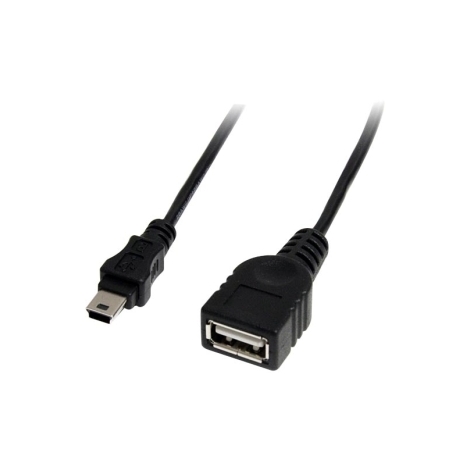 Cable Startech USB Hembra / Mini USB B Macho 0.3M