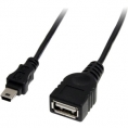 Cable Startech USB Hembra / Mini USB B Macho 0.3M