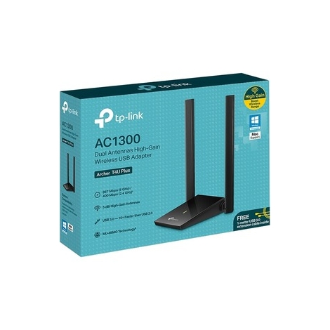 Adaptador WIFI TP-LINK A1300 Archer T4U Plus Dualband USB 3.0