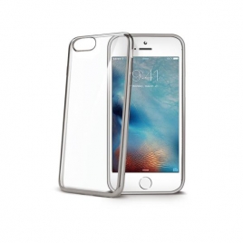Funda Movil Back Cover Celly Laser Transparente/Silver para iPhone 7 / 8 / se 2020