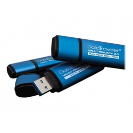 Memoria USB 3.0 16GB Kingston Vault Privacy Encryption 256Bits Blue