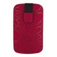 Funda Movil Universal Classic & Elegance Nabuk XL Fucsia Corazones