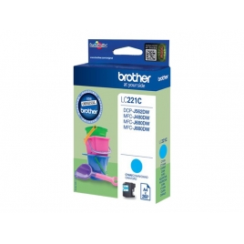 Cartucho Brother LC221 Cyan DCP J562DW MFC J480DW J680DW J880DW