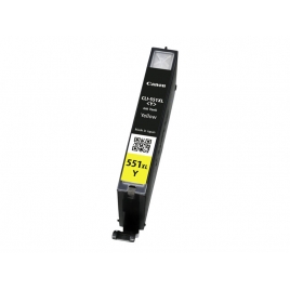 Cartucho Canon CLI-551XL Yellow IP8750 IX6850 MG5450 MG5550 MG6350 MG6450 MG7150 MX725