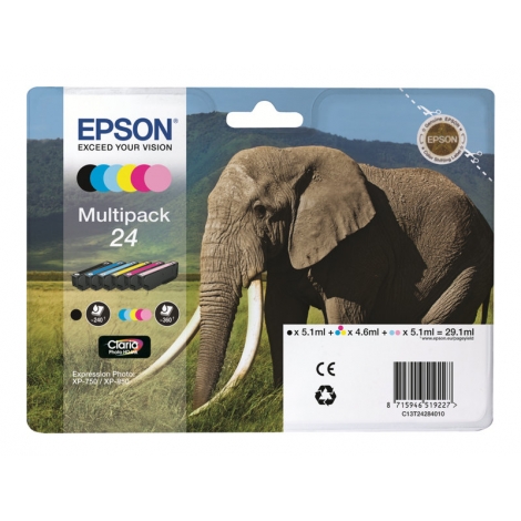 Cartucho Epson 24 Multipack XP-750 XP-850