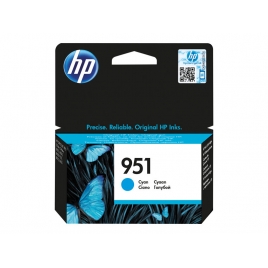 Cartucho HP 951 Cyan Officejet PRO 8100 8600 700 PAG