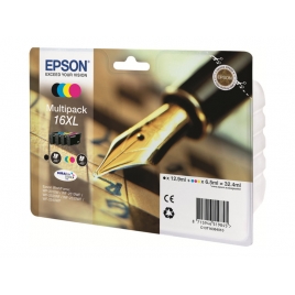 Cartucho Epson 16XL Multipack WF-2010 WF-2520 WF-2530 WF-2054