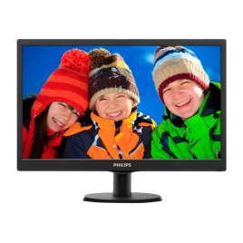 Monitor Philips 18.5" HD 193V5lsb2 1366X768 5ms VGA Black