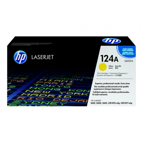 Toner HP 124A Yellow 1600 2600 2605 CM1015 CM1017 2000 PAG