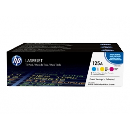 Toner HP 125A Multipack CP1215 CM1312 CP1515 CP1518 3X 1400 PAG