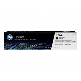 Toner HP 126A Black Dualpack CP1025 2X 1200 PAG