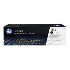 Toner HP 131X Black Gran Capacidad Dualpack 200 Color M251 MFP M276 2X 2400 PAG
