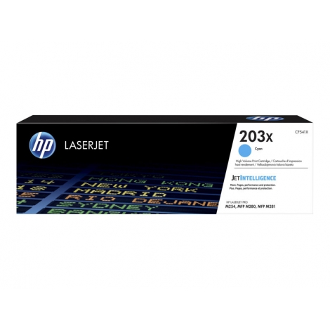 Toner HP 203X Cyan M254 MFP M280 M281 2500 PAG