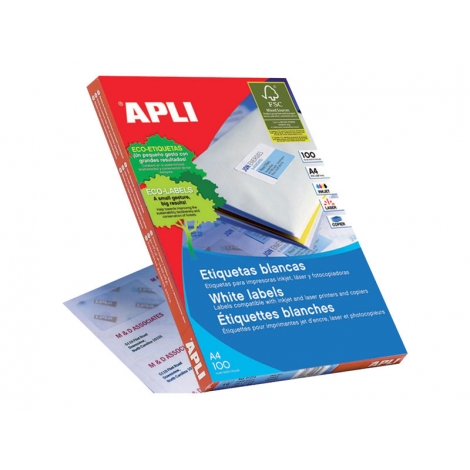 Caja Etiquetas Apli 100H. 99.1X34 02418 Adhesivas