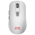 Mouse Mars Gaming Wireless MMW Optico 3200DPI 6 Botones RGB Flow White