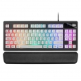 Teclado Mars Gaming Mkax Keyboard H-MECHANICAL Iluminado RGB Black