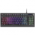 Teclado Mars Gaming Mkrevo Keyboard RGB H-MECHANICAL Iluminado Black