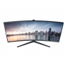 Monitor Samsung 34" Uwqhd C34h890wgu Curvo 3440X1440 4ms HDMI DP USB USB-C Reg Silver