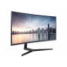 Monitor Samsung 34" Uwqhd C34h890wgu Curvo 3440X1440 4ms HDMI DP USB USB-C Reg Silver