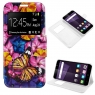 Funda Movil HT Flip Cover Dibujos Butterfly ZTE Blade A6
