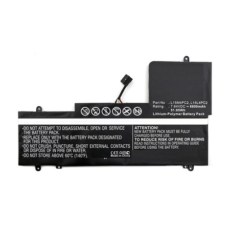 Bateria Portatil Coreparts 7.64V 6800MAH para Lenovo Yoga
