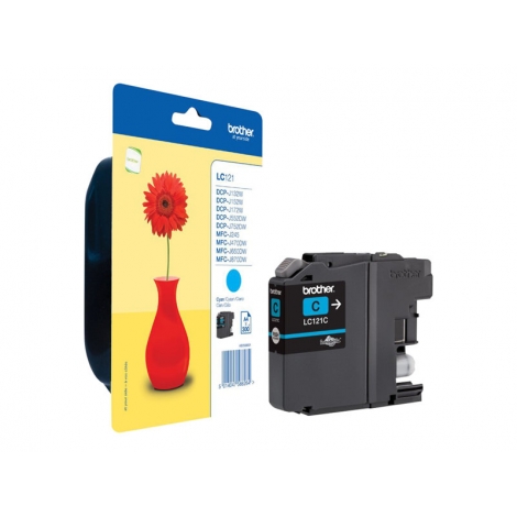 Cartucho Brother LC121 Cyan J552DW J752DW J470DW J870DW