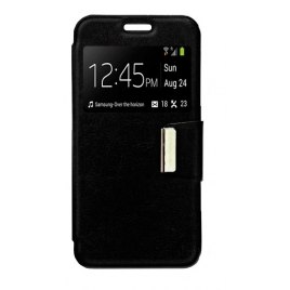 Funda Movil HT Flip Cover Vodafone Smart E8 Liso Black