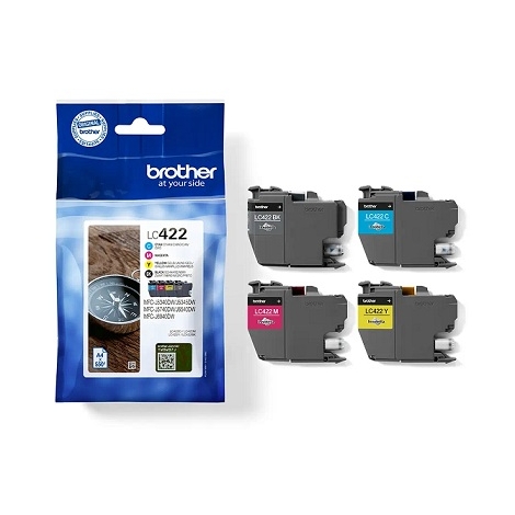 Cartucho Brother LC422 Multipack MFC J5340DW J5740DW J6540DW J6940DW