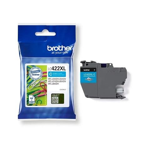 Cartucho Brother Lc422xl Cyan MFC J5340DW J5740DW J6540DW J6940DW 1500 Paginas
