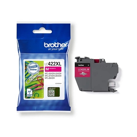 Cartucho Brother Lc422xl Magenta MFC J5340DW J5740DW J6540DW J6940DW 1500 Paginas
