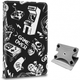 Funda Tablet Cool Universal Rotate 360 10.3" Game Over Black