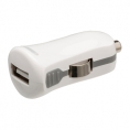 Cargador USB HT 5V 2.1A White para Coche